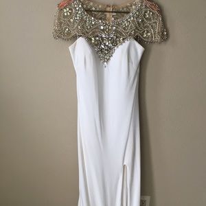 White Beaded Gown